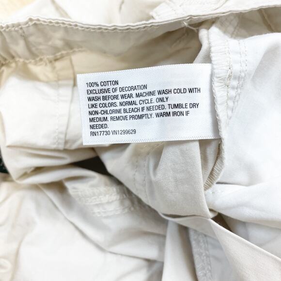 Wild Fable Women's High Waisted Utility Cargo Midi Skirt Cream Size M - Picture 4 of 5